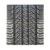 Stijlvolle bandrubber automobieltextiel notitieblok (Voorkant)