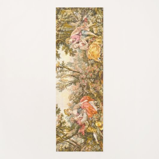 Stijlvolle barokesparen Floral Yoga Mat (Voorkant)