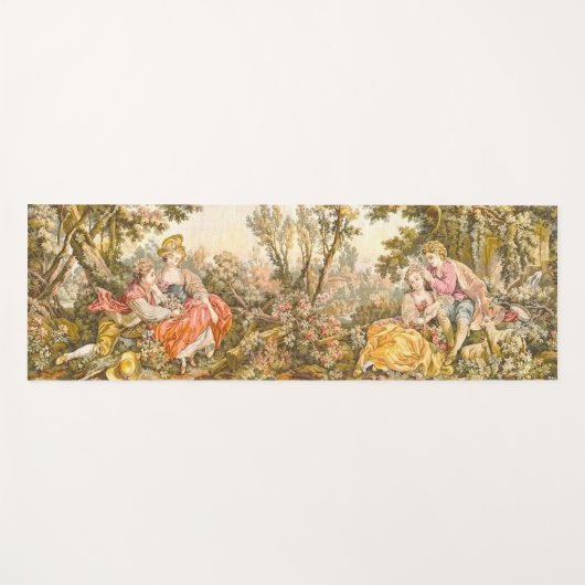 Stijlvolle barokesparen Floral Yoga Mat (Voorkant (horizontaal))