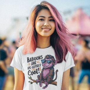 Stijlvolle baviaan: bavianen zijn aap-absoluut coo t-shirt