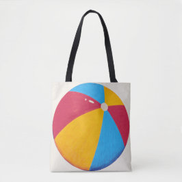 Stijlvolle Beach Ball Canvas tas