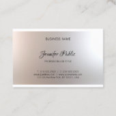 Stijlvolle Beauty Salon Make-up Artiest Trendy Sja Visitekaartje (Achterkant)