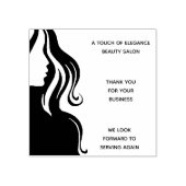 Stijlvolle Beauty salon Stylist Dank u Rubberstempel (Afrduk)