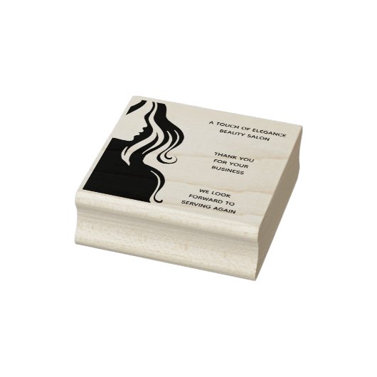 Stijlvolle Beauty salon Stylist Dank u Rubberstempel (Stempel)