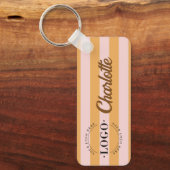 Stijlvolle bedrijf Logo zakelijke promotie geschen Sleutelhanger (Voorkant)