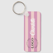 Stijlvolle bedrijf Logo zakelijke promotie geschen Sleutelhanger (Voorkant)