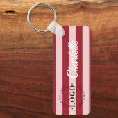 Stijlvolle bedrijf Logo zakelijke promotie geschen Sleutelhanger (Voorkant)