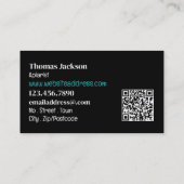 Stijlvolle Bee Logo - Imker, Honing Boer Visitekaartje (Achterkant)