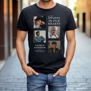 Stijlvolle begrafenis 4 Photo Memorial T-shirt