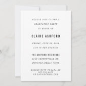 Stijlvolle bekendmaking van twee foto-Afstuderen Kaart (Achterkant)