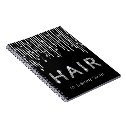 Stijlvolle benoeming Chic Diamond Hair Notitieboek (Rechterzijde)