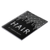 Stijlvolle benoeming Chic Diamond Hair Notitieboek (Linkerzijde)