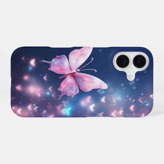 Stijlvolle beschermende iPhoneCover-Duurzaam, Lich iPhone 16 Hoesje (Achterkant horizontaal)