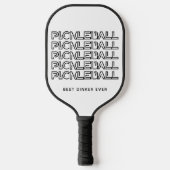 Stijlvolle BESTE DINKER OOIT Pickleball Paddle (Voorkant)