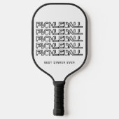 Stijlvolle BESTE DINKER OOIT Pickleball Paddle (Achterkant)