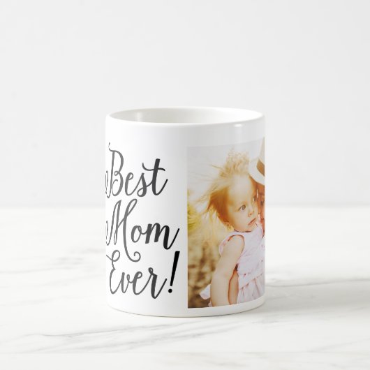 Stijlvolle beste mam ooit fotocollage Mok (Center)