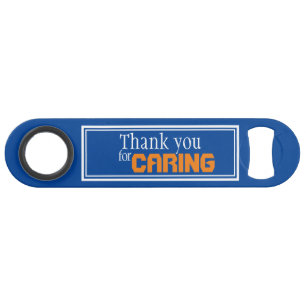 Stijlvolle Beste Mantelzorger Ooit Typografie Blau Speed Flessenopener