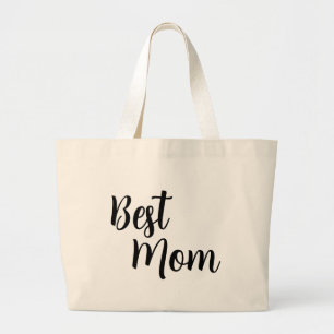 "Stijlvolle beste moeder grote Canvas tas   Trendy