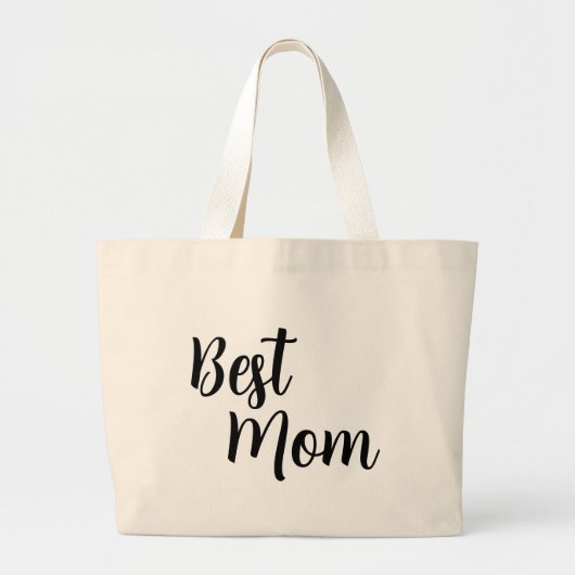"Stijlvolle beste moeder grote Canvas tas | Trendy (Voorkant)