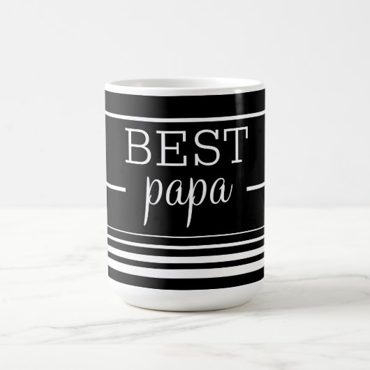 Stijlvolle Beste Papa Koffiemok (Center)