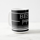 Stijlvolle Beste Papa Koffiemok (Voorkant links)