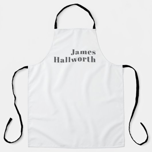 Stijlvolle bewerkbare moderne retro-tekst | Grey Schort (Voorkant)