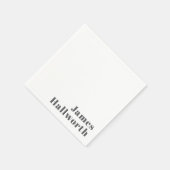 Stijlvolle bewerkbare moderne retro-tekst | Grey Servet (Hoek)