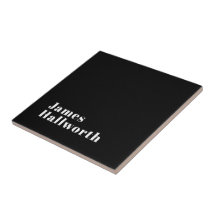 Stijlvolle bewerkbare moderne retronaam (of andere