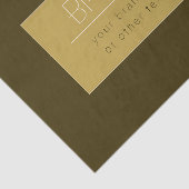 Stijlvolle bewerkbare tekst Sjabloon |  goud Tissuepapier (Detail)