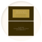 Stijlvolle bewerkbare tekst Sjabloon |  goud Visitekaartje