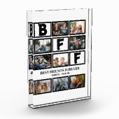 Stijlvolle BFF Best Friends Forever 9 Photo Collag Fotoblokken (Links)