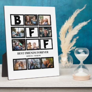 Stijlvolle BFF Best Friends Forever 9 Photo Collag Fotoplaat
