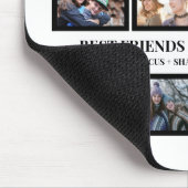 Stijlvolle BFF Best Friends Forever 9 Photo Collag Muismat (Hoek)