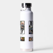 Stijlvolle BFF Best Friends Forever 9 Photo Collag Waterfles (Rechts)