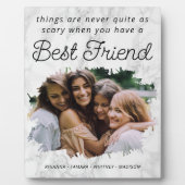 Stijlvolle BFF-foto met beste vriend Fotoplaat (Voorkant)