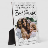 Stijlvolle BFF-foto met beste vriend Fotoplaat (Zijkant)