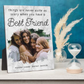 Stijlvolle BFF-foto met beste vriend Fotoplaat (Zijkant)