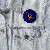 Stijlvolle Bird Button – Elegant gevederde accent (In situ)