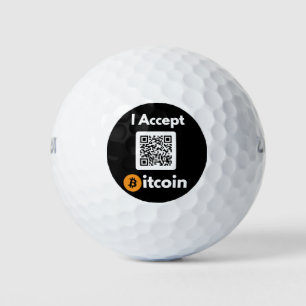 Stijlvolle Bitcoin - BTC crypto Golfballen