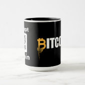 Stijlvolle Bitcoin - BTC crypto Mok (Midden)