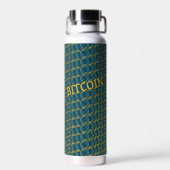 Stijlvolle Bitcoin - BTC crypto Waterfles (Achterkant)