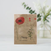  stijlvolle blaasblokkaart briefkaart (Staand voorkant)