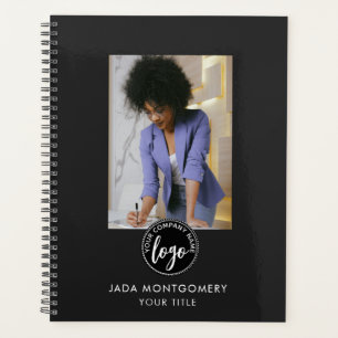 Stijlvolle Black ID Kaart Moderne minimalistische Planner