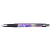 Stijlvolle blauw Abstract veren Pen (Achterkant)