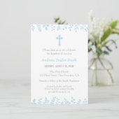 Stijlvolle blauw blauw bladerblauw bladerbladerbla kaart (Staand voorkant)