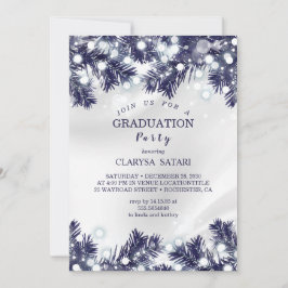 Stijlvolle blauwe bloemenlicht congratulatie feest kaart