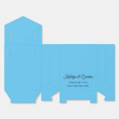 Stijlvolle Blauwe Bruiloft Bedankdoosjes (Ongevouwen)