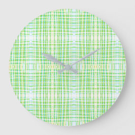 Stijlvolle blauwe en groene speldenklok grote klok