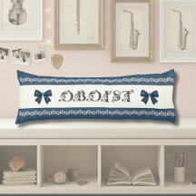 Stijlvolle Blauwe Hobo Decor Muziekhoek Bodykussen