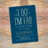 Stijlvolle Blauwe Scheiding Break Up Free Party Fa Folie Uitnodiging